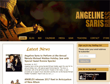 Tablet Screenshot of angelinesaris.com